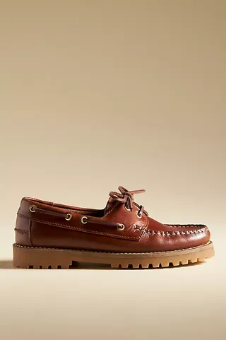 By Anthropologie Lug Boat Shoes