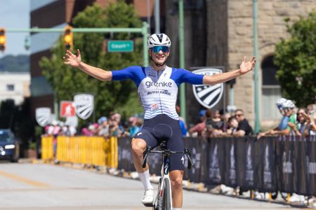 Enzo Hincapie (Red Bull-Bora-Hansgrohe Rookies) solos to the junior men's national road race title in Charleston, West Virginia