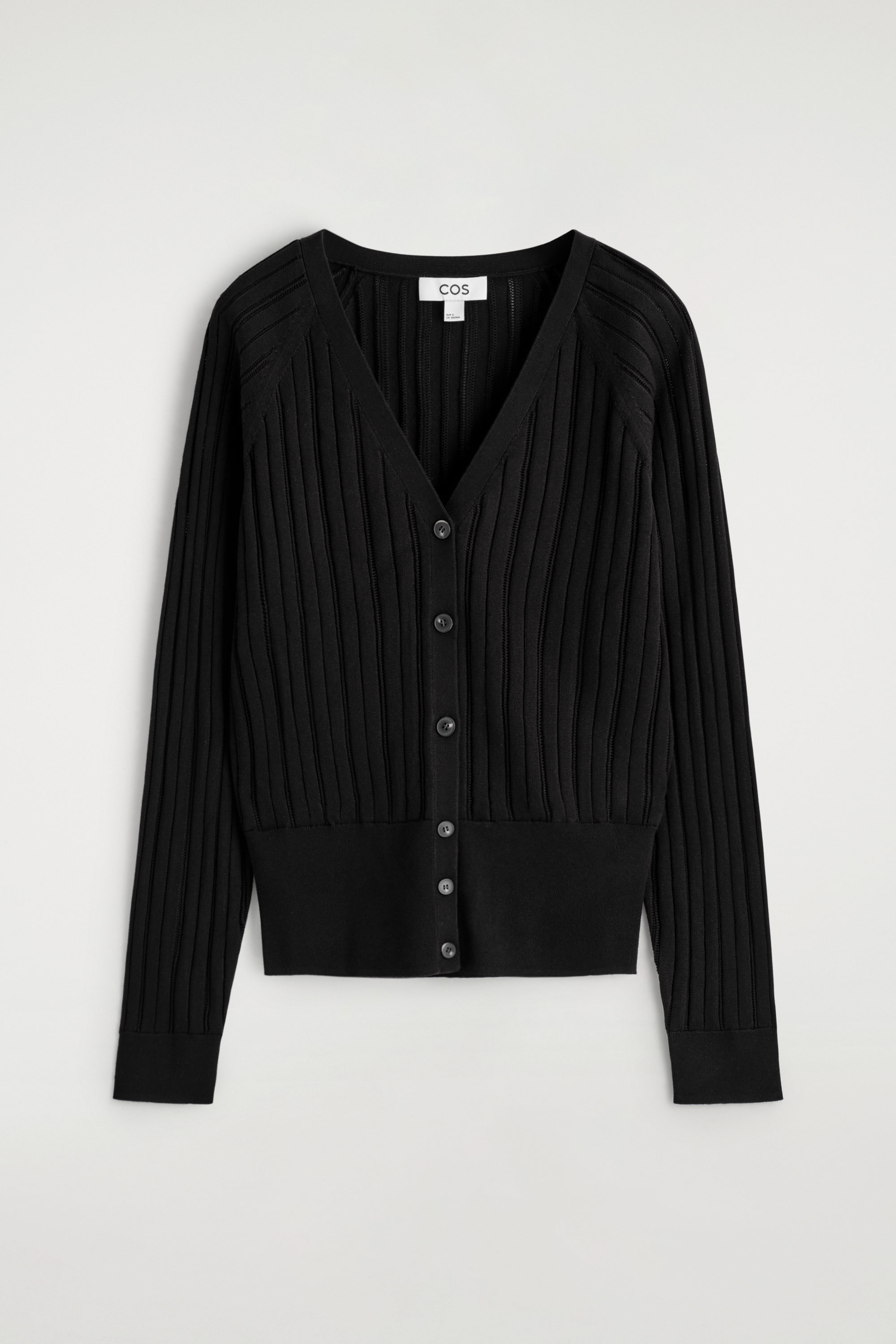 Pointelle-Knit Cotton Cardigan