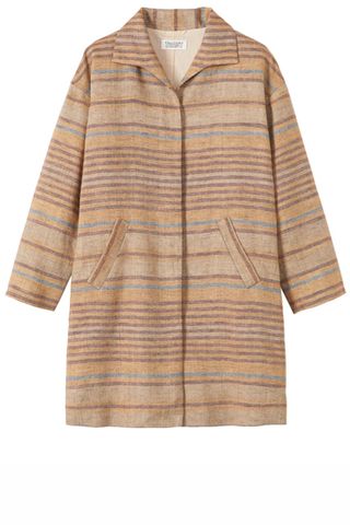 Toast Stripe Coat, £295