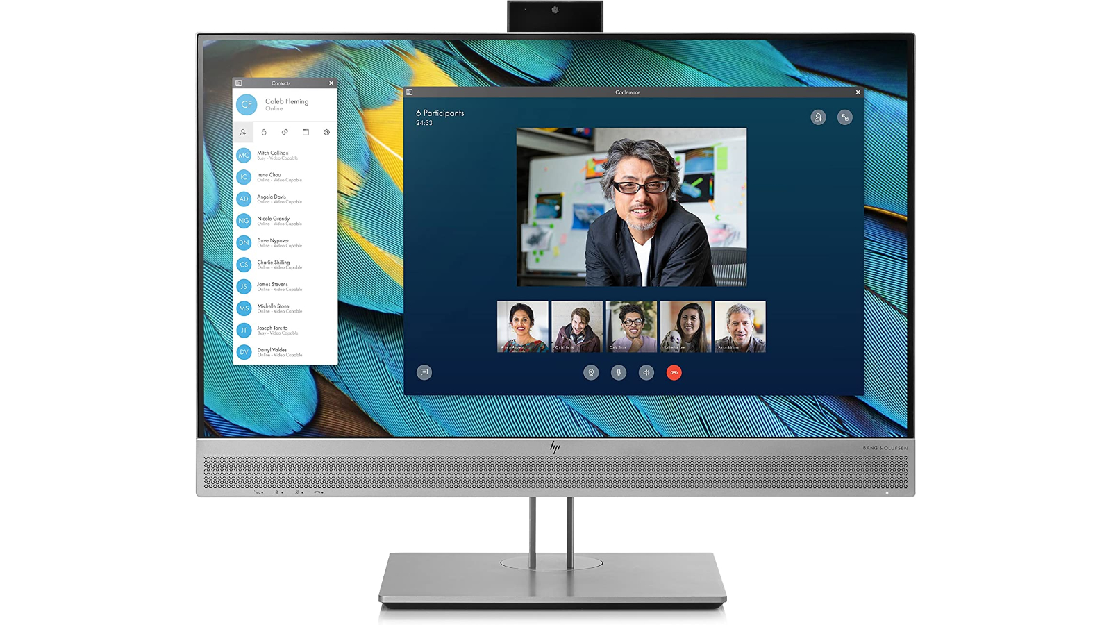 Best monitor with webcam: HP EliteDisplay E243m