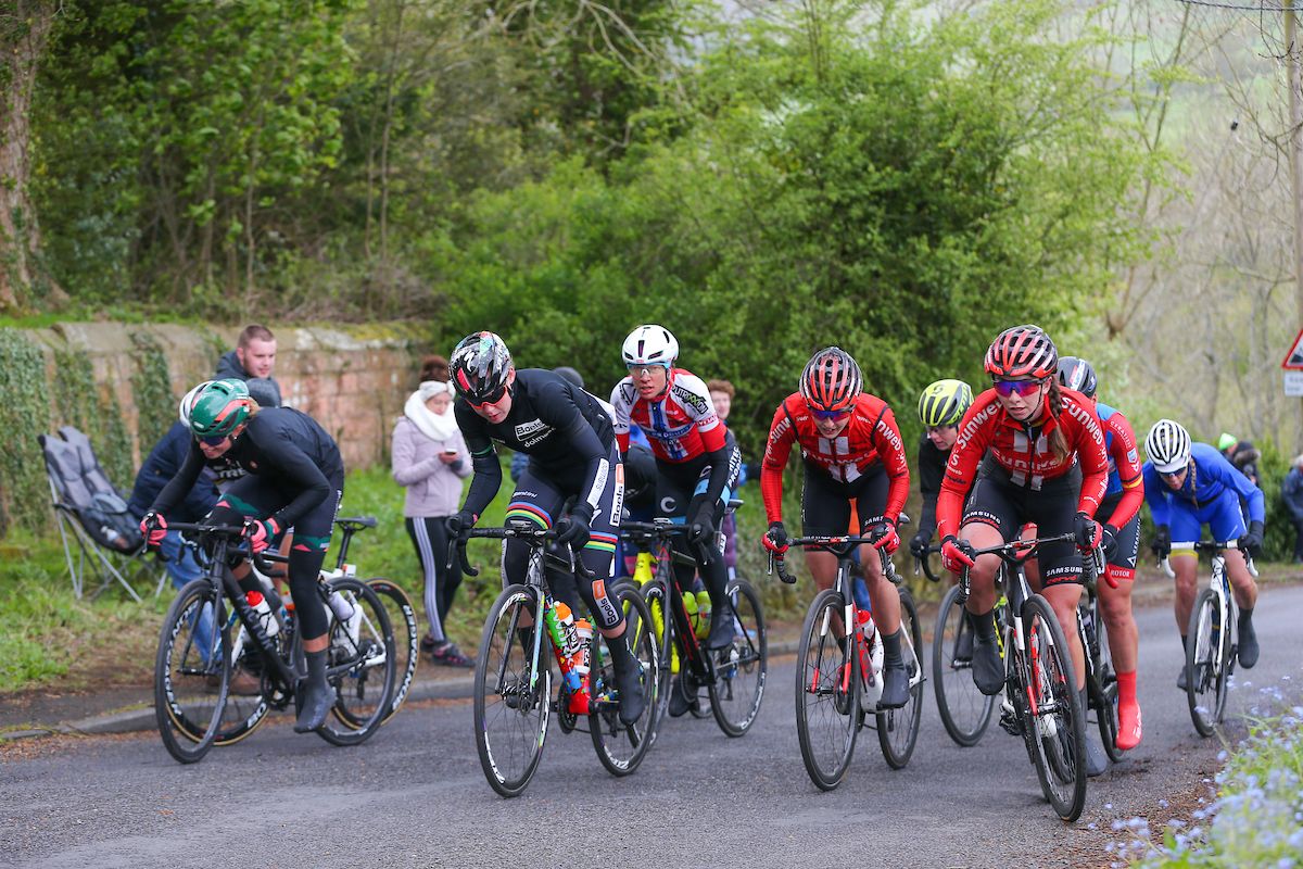 Van der Breggen leads the way up a climb