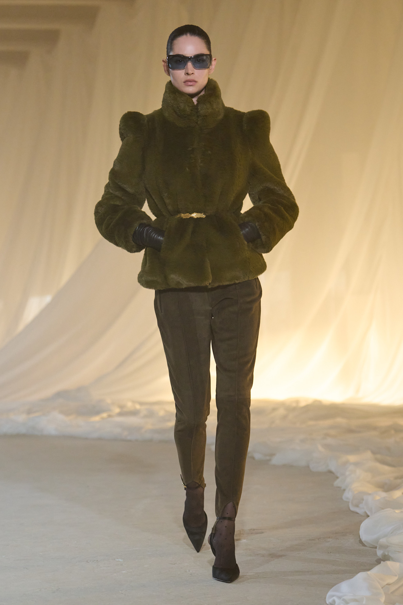 balmain runway moment