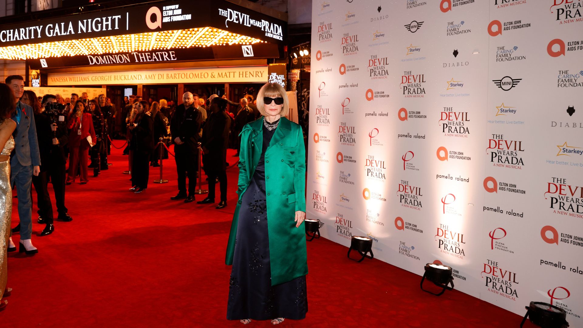 Anna Wintour attends The Devil Wears Prada Opening Night Gala in London