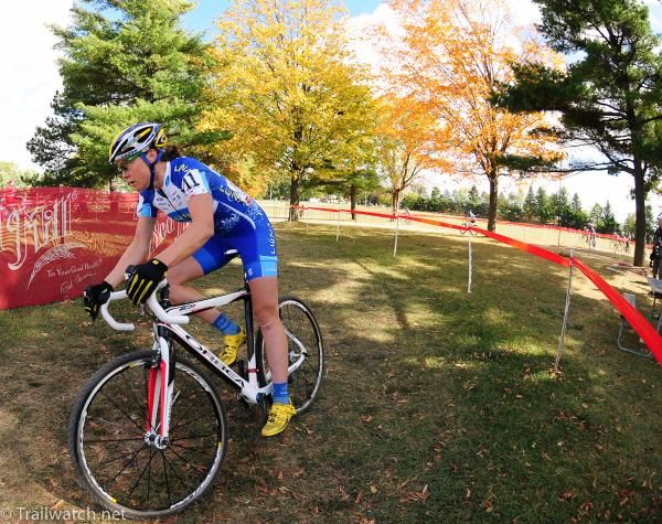 Georgia Gould (Luna Pro Team) got off to a bit slower than average start