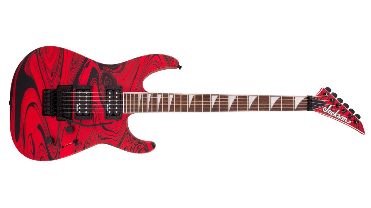 Jackson X Series Soloist SLX DX in Satin Red Swirl