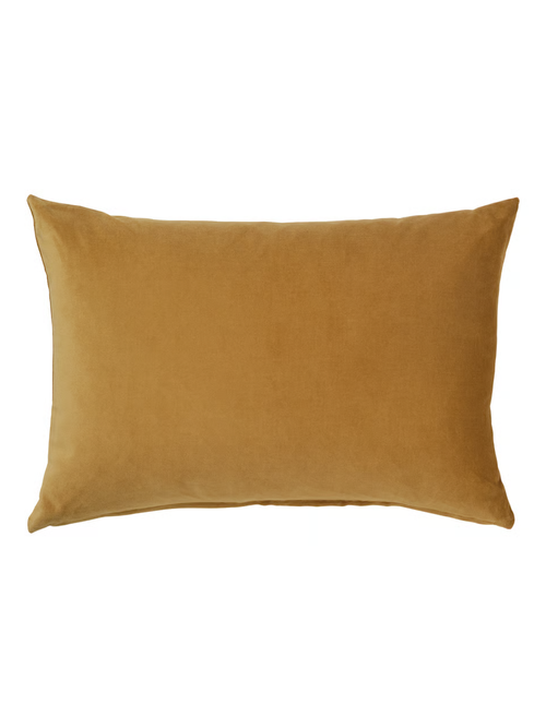 Sanela Cushion Cover - Yellow-Brown 16x23 "