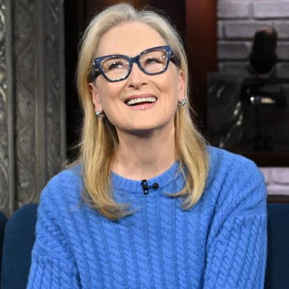 Meryl Streep wore a cerulean blue sweater on 'The Late Show With Stephen Colbert' as an homage to The Devil Wears Prada