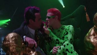 Jim Carrey and Tommy Lee Jones in Batman Forever (1995)
