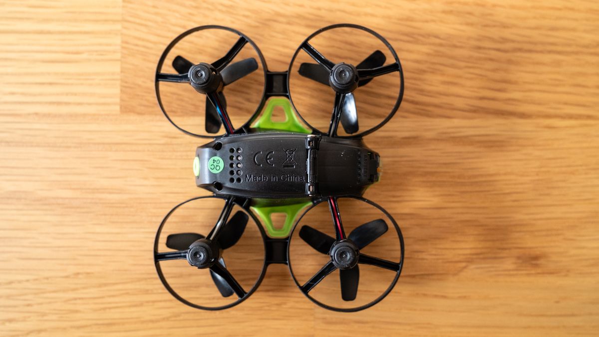 Potensic A20 Mini Drone showing the bottom of the drone