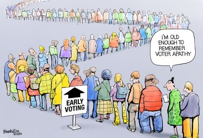 Political cartoon