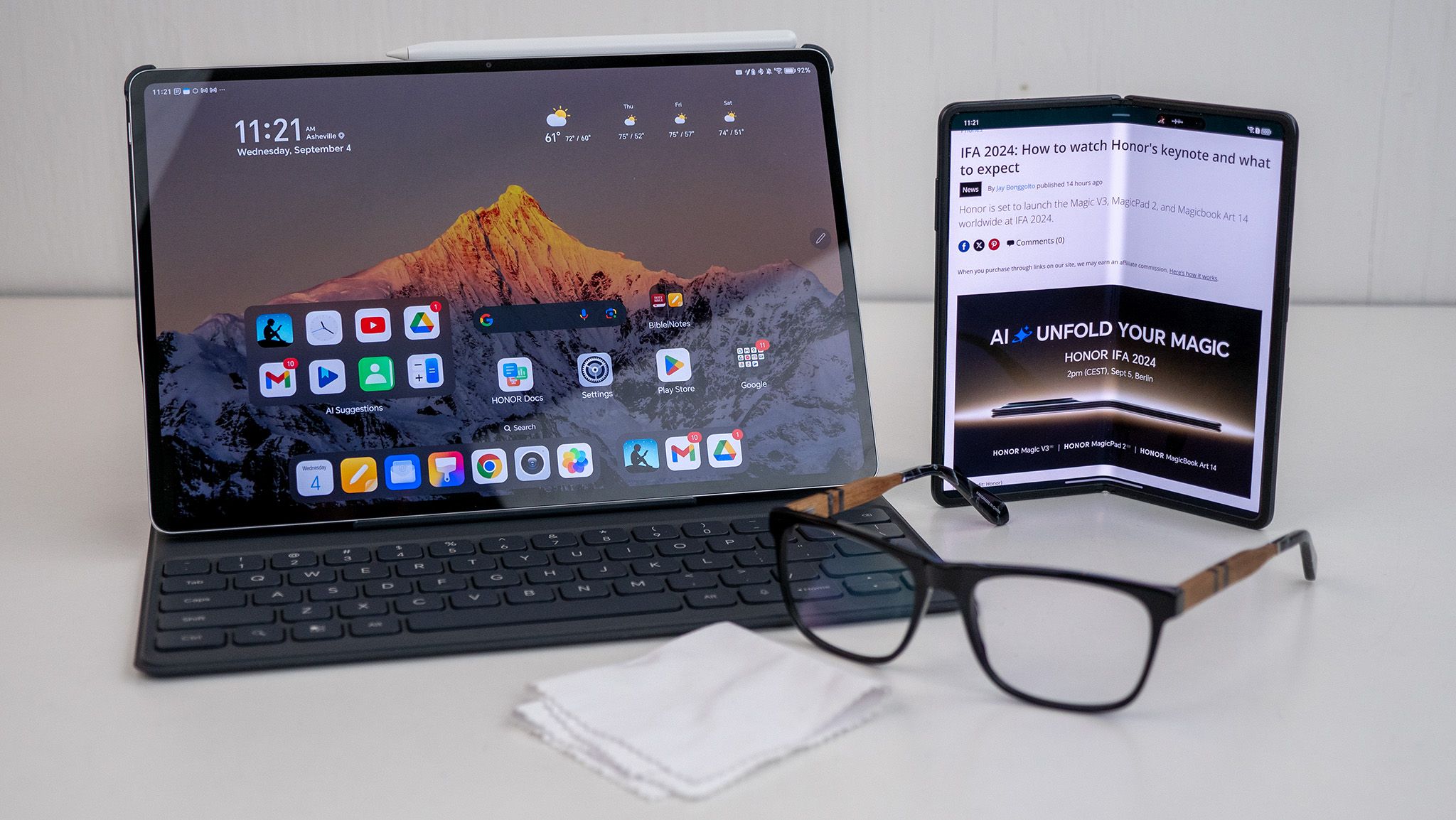 HONOR MagicPad 2 ブラック グローバル HONOR MagicPad2 Specification - Display, Processor, Hardware