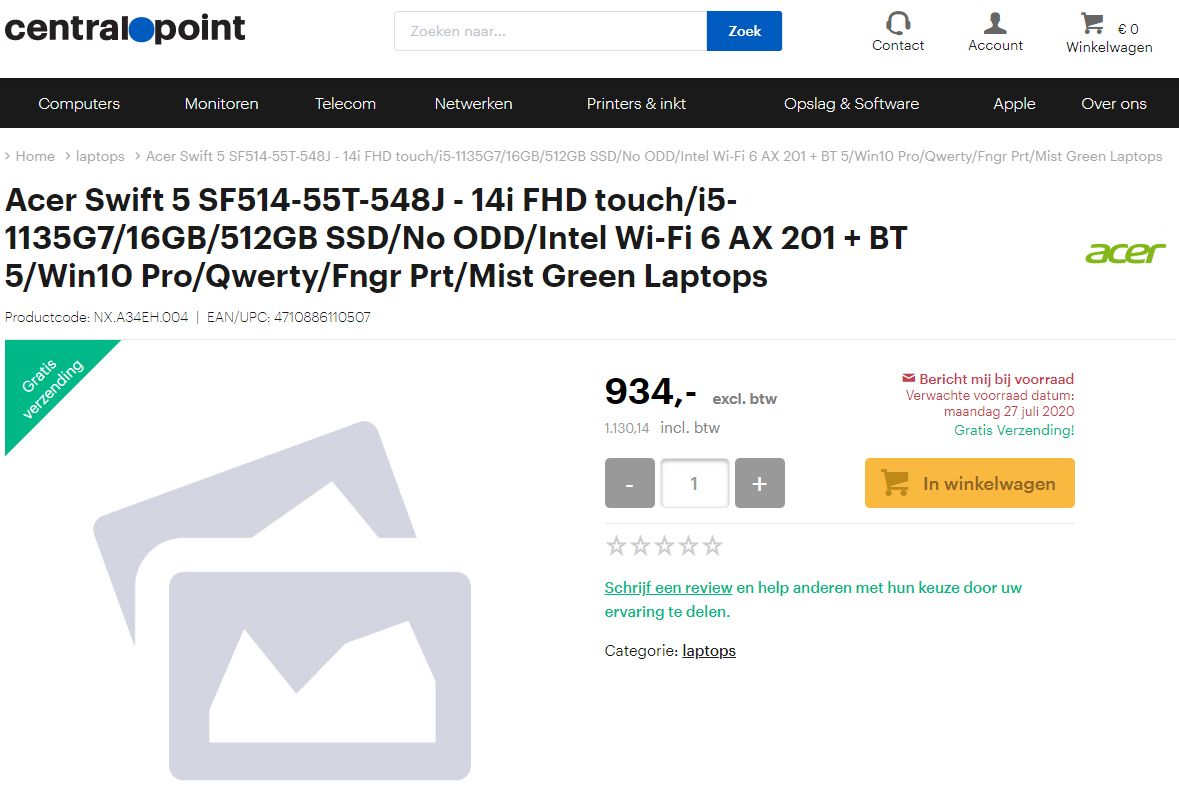 Acer Swift 5 (SF514-55T-548J)