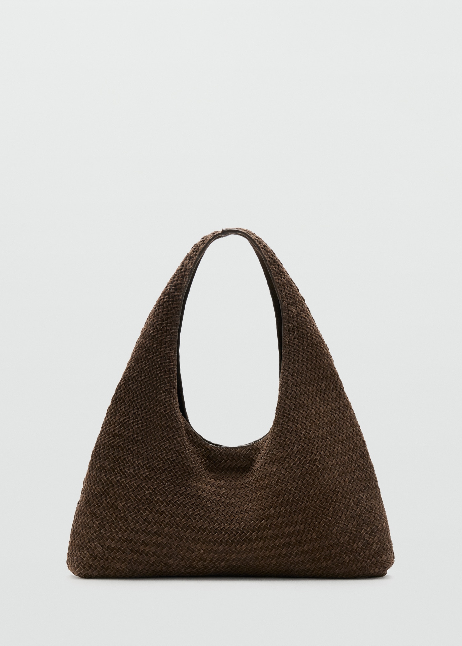Medium Braided Leather Shoulder Bag - Women | Mango United Kingdom