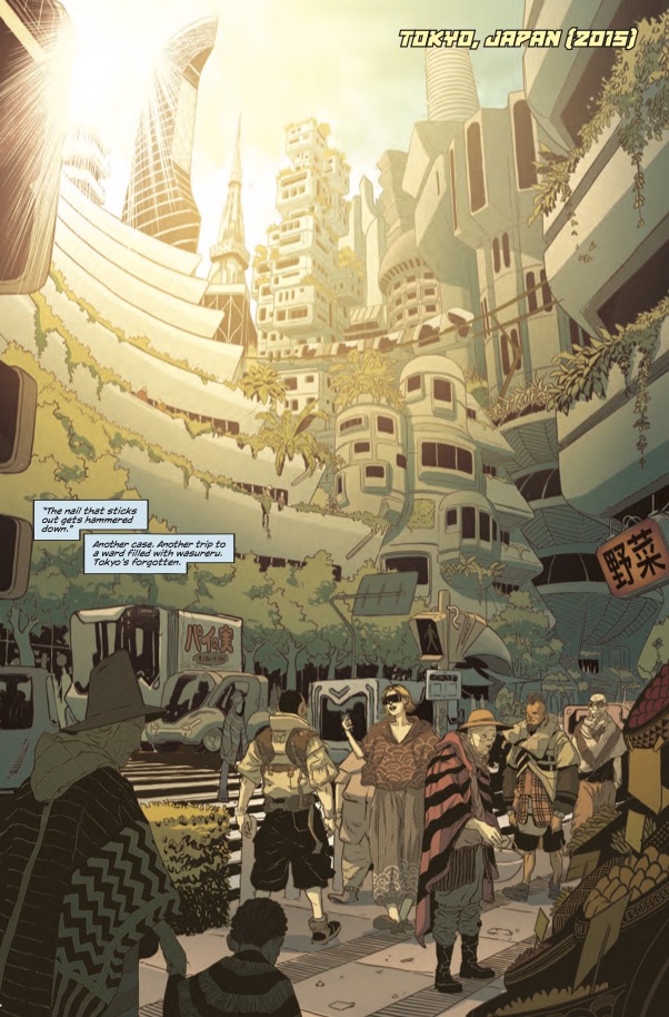 Pages from Blade Runner: Tokyo Nexus #1