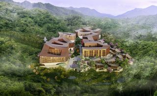 Hsinchu Stone Village, a new 71,000 sq m hillside resort