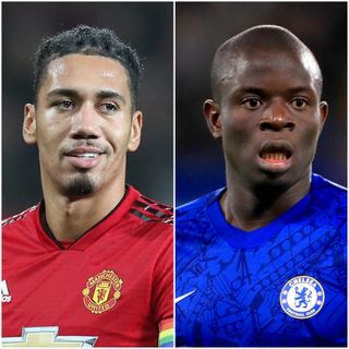 Chris Smalling and N’Golo Kante