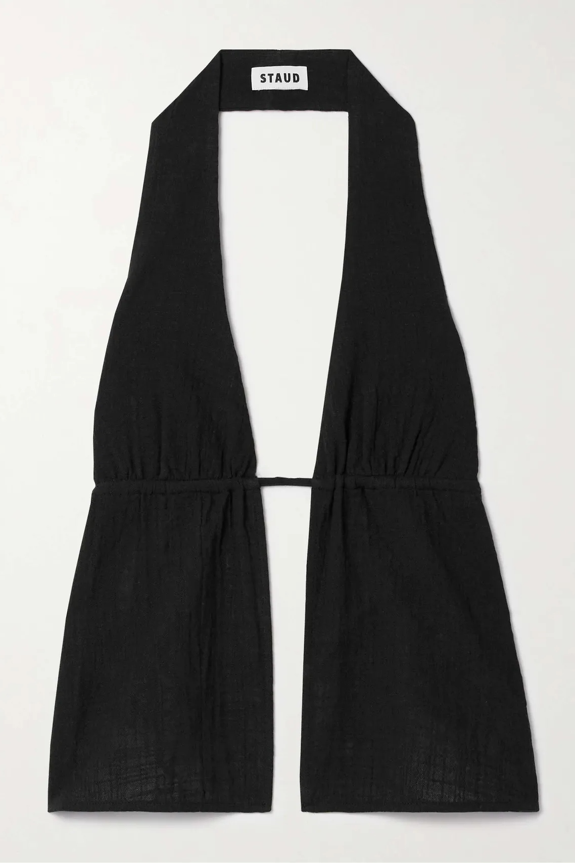 Flores Cotton-Gauze Halterneck Top