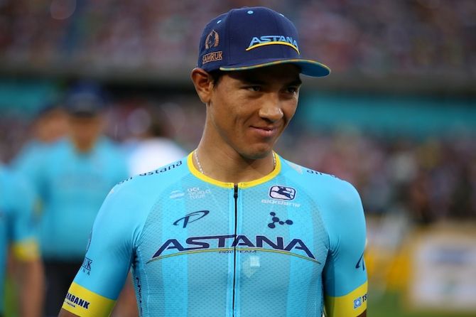 Astana's Hernando Boh&oacute;rquez can expect plenty of home support from fans at the Tour Colombia