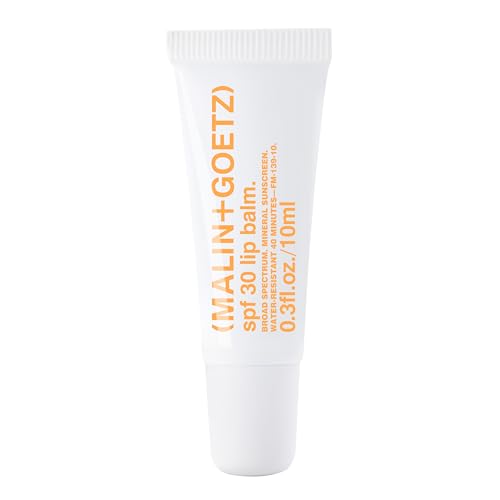 Malin + Goetz Spf 30 Lip Balm, 0.3fl Oz, 10ml – Water Resistant Lip Moisturizer, Spf Lip Balm, Sun Protection Lip Care Products, Sunscreen for Lips, Lip Treatment