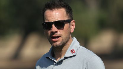 Sky Sports presenter Nick Dougherty at the 2022 Slync.io Dubai Desert Classic