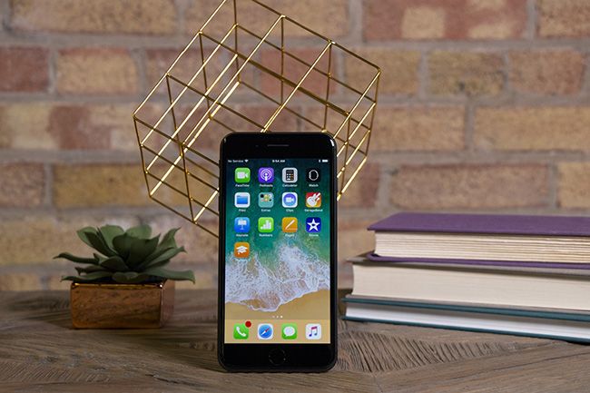 The iPhone 8 Plus features a 5.5-inch LCD display.