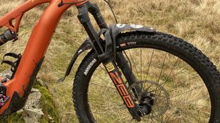 Whyte E150S e-MTB fitted with Rockshox ZEB