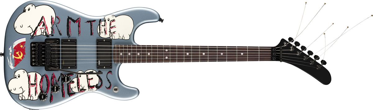 Fender has made an exacting replica of Tom Morello's 'Arm The Homeless' guitar, the mongrel S-style made from parts that became the cornerstone of the Rage Against The Machine guitarist's sound.