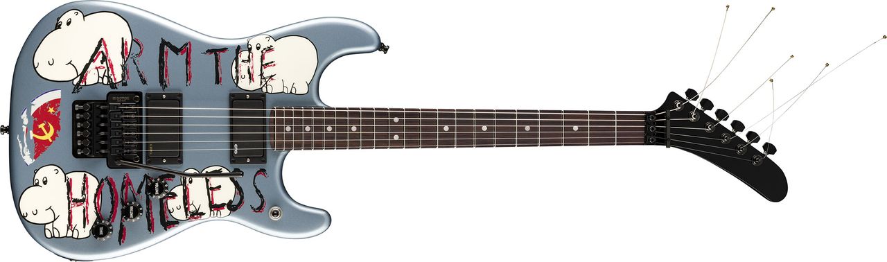 Fender has made an exacting replica of Tom Morello's 'Arm The Homeless' guitar, the mongrel S-style made from parts that became the cornerstone of the Rage Against The Machine guitarist's sound.