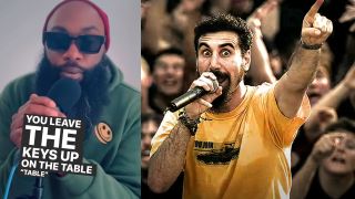 Ishmael Jones and Serj Tankian singing System Of A Down's Chop Suey