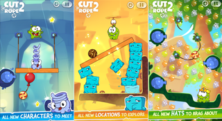 Cut the Rope 2 now available for free on Windows Phone