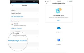 Add A Storage Account Outlook Iphone Ipad
