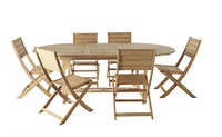Kuantan Wooden 6-Seater Dining Set | WAS £966, NOW £600