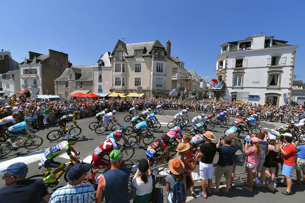 Scenery along the route of stage 4 at Tour de France