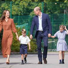 Prince William and Kate Middleton with their three children, Prince George, Princess Charlotte and Prince Louis