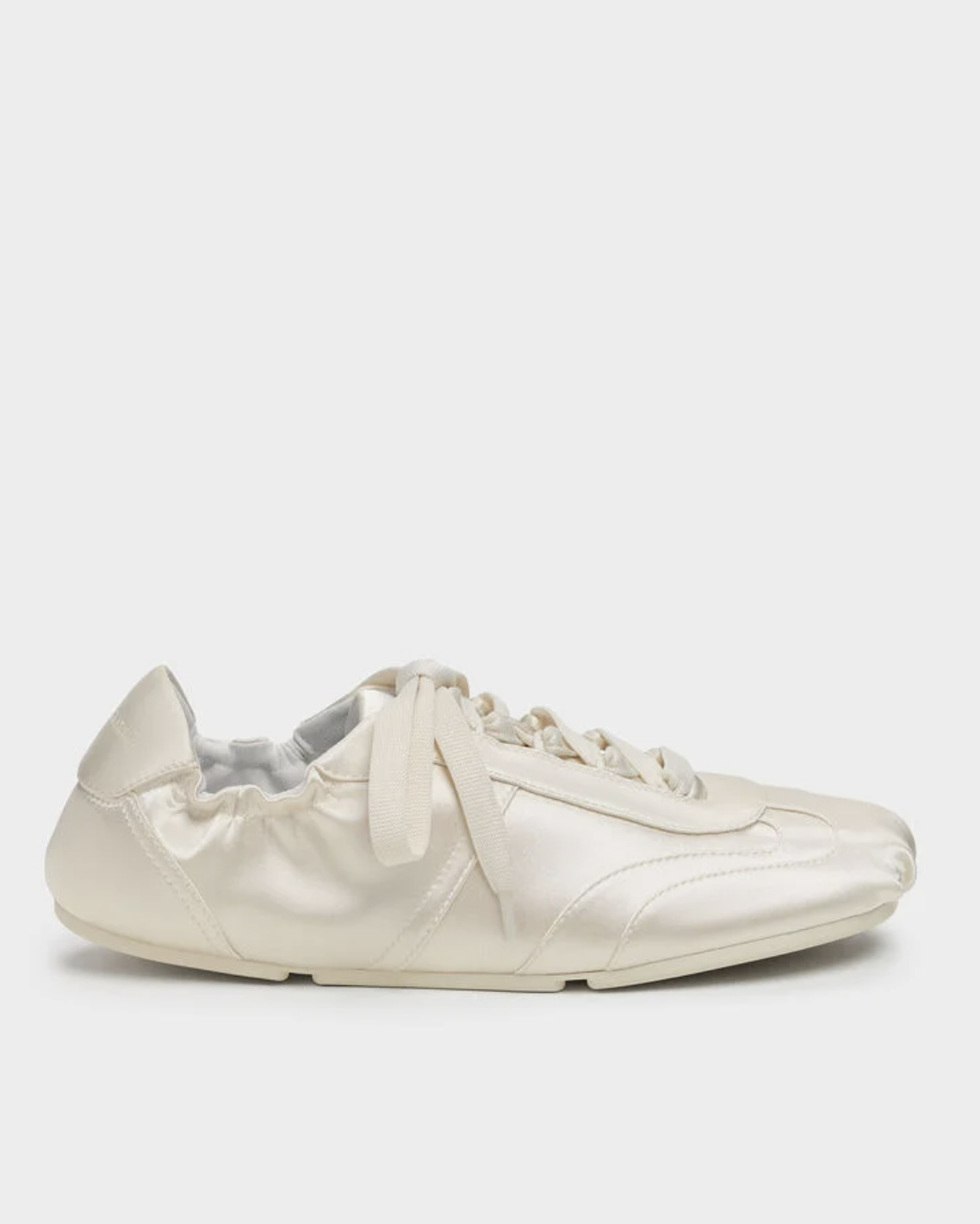 Charles &amp;amp; Keith, Cece Satin Ruched Sneakers