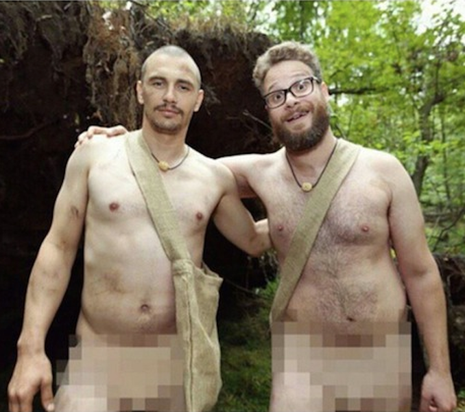 Watch James Franco and Seth Rogen get Naked &amp;amp;amp; Afraid