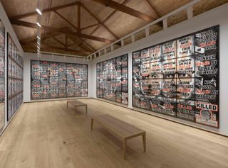 London Pictures by Gilbert & George, installation view at The Gilbert & George Centre