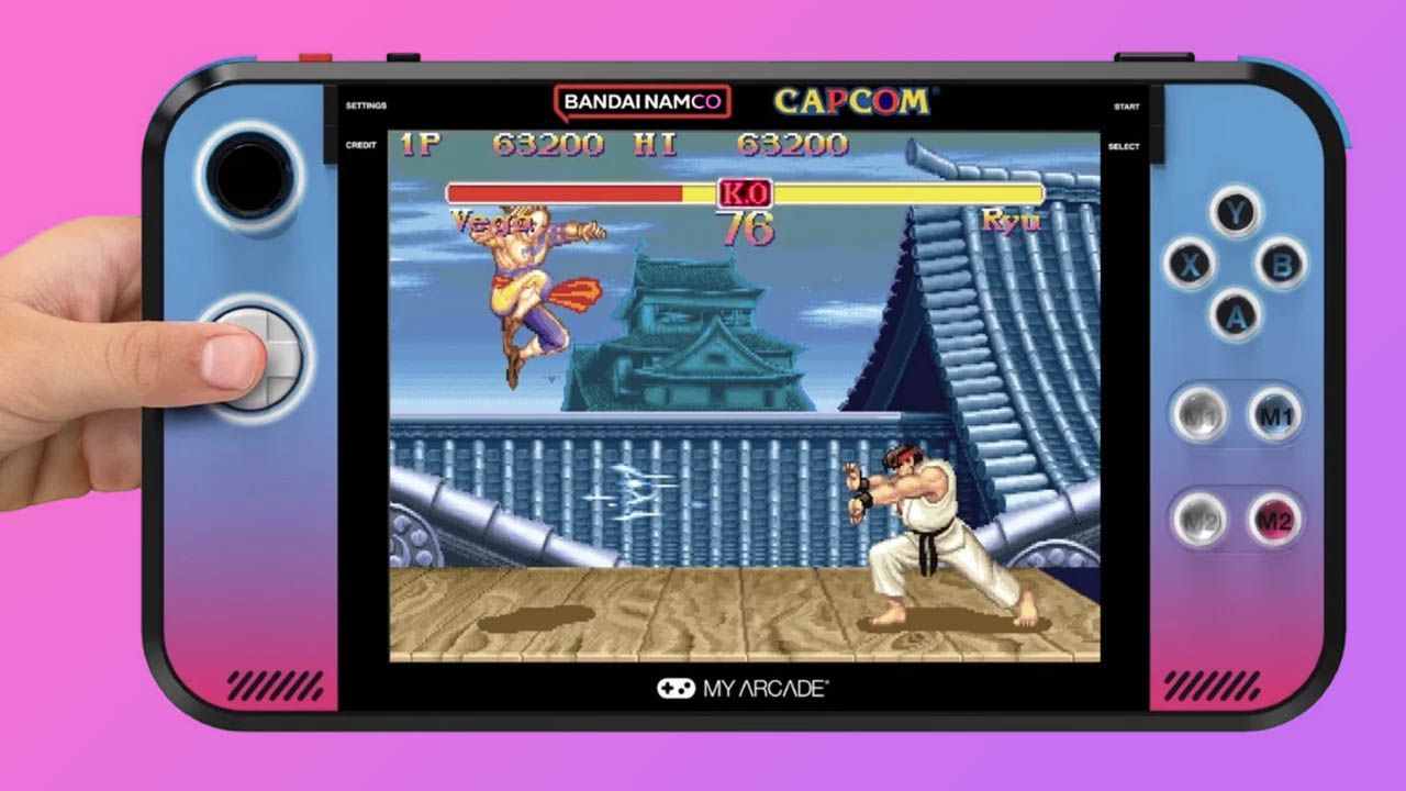 My Arcade's huge retro handheld features Capcom and Namco classics