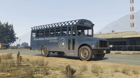 A prison bus in GTA 5