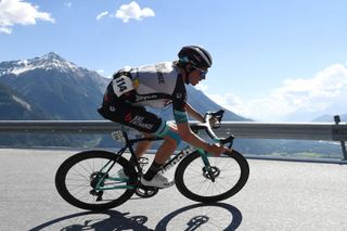 LEUKERBAD SWITZERLAND JUNE 10 Lucas Hamilton of Australia and Team Bikeexchange during the 84th Tour de Suisse 2021 Stage 5 a 1752km stage from Gstaad to Leukerbad 1385m UCIworldtour tds tourdesuisse on June 10 2021 in Leukerbad Switzerland Photo by Tim de WaeleGetty Images