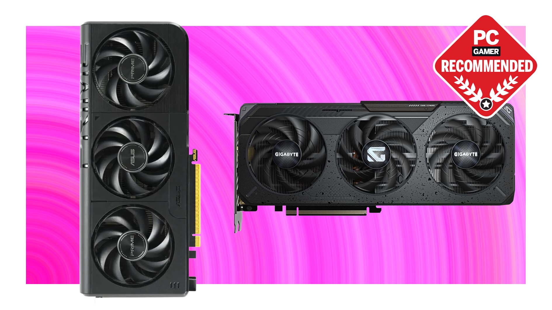 Asus and Gigabyte graphics cards