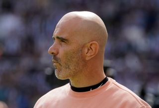 Chelsea head coach Enzo Maresca before the Premier League match against Newcastle at St. James' Park, May 2025