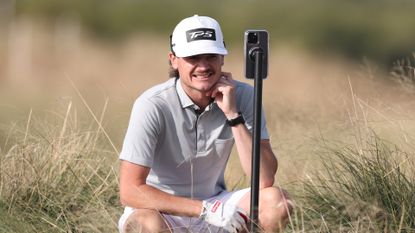  Mac Boucher during the Pro-Am prior to the Abu Dhabi HSBC Championship at Yas Links Golf Course on January 18, 2023 in Abu Dhabi, United Arab Emirates. 