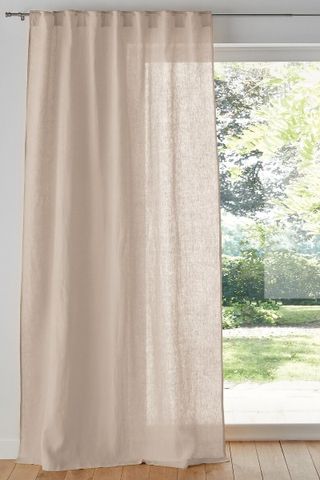 La Redoute Onega Washed Linen Curtain with Concealed Tabs