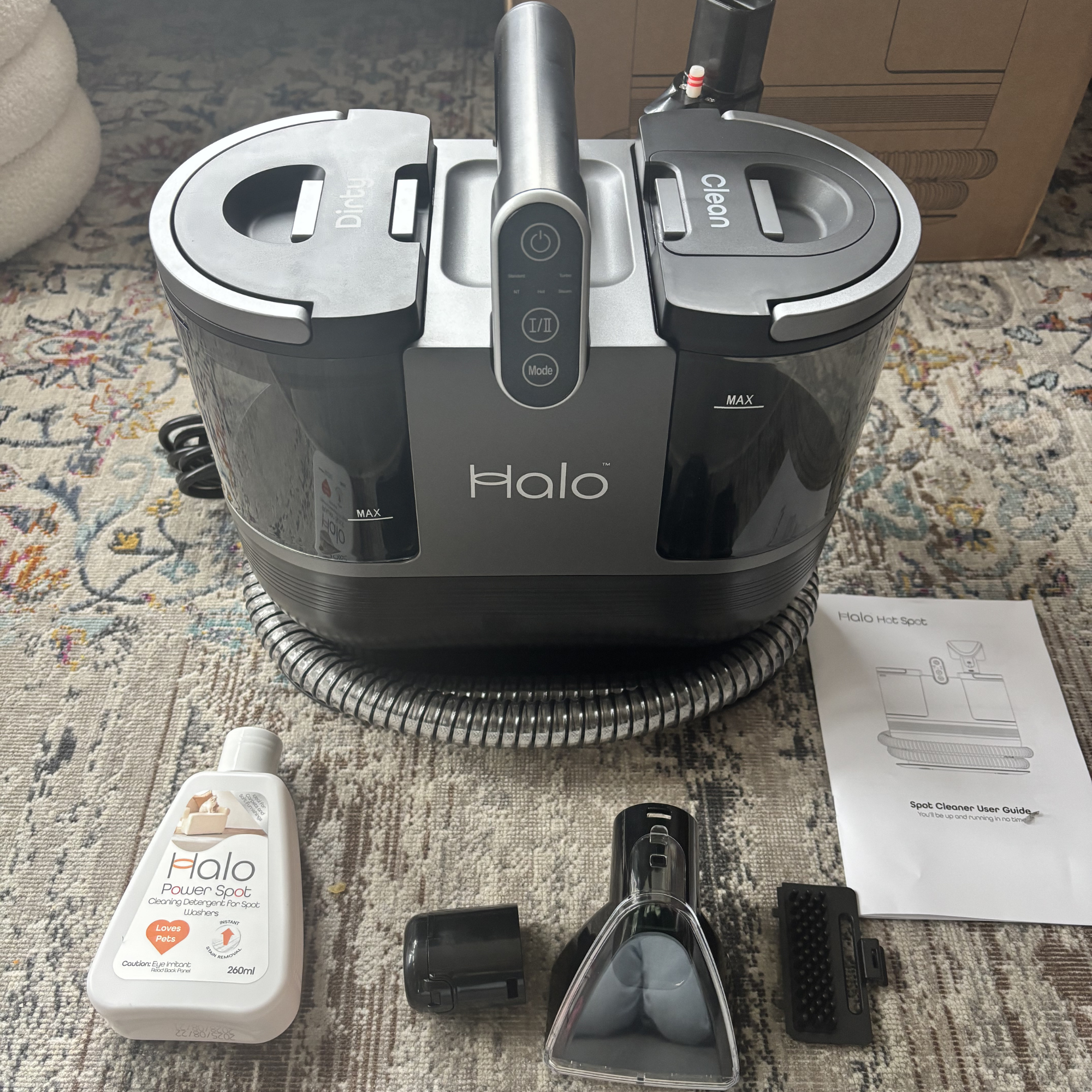 Halo HotSpot Heated Spot Washer unboxing