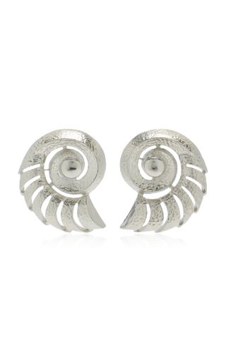 Exclusive Summer Silver-Tone Shell Earrings