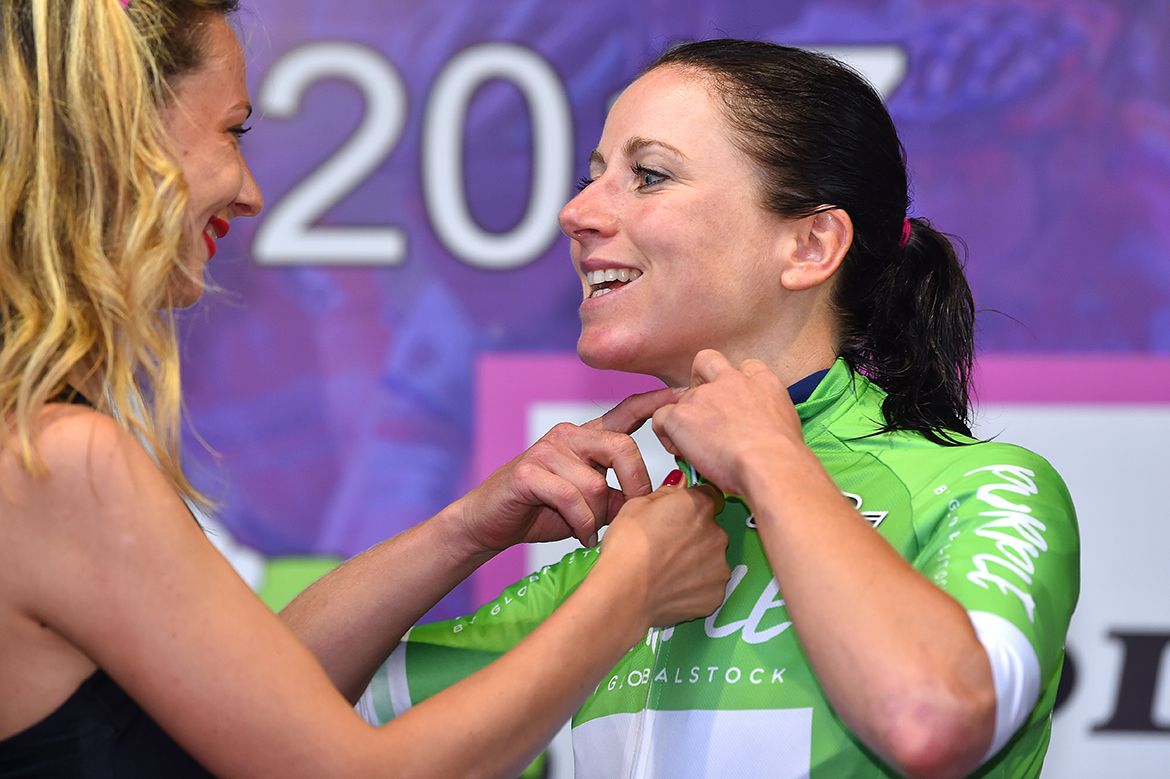 Annemiek van Vleuten (Orica-Scott) will wear the mountains jersey
