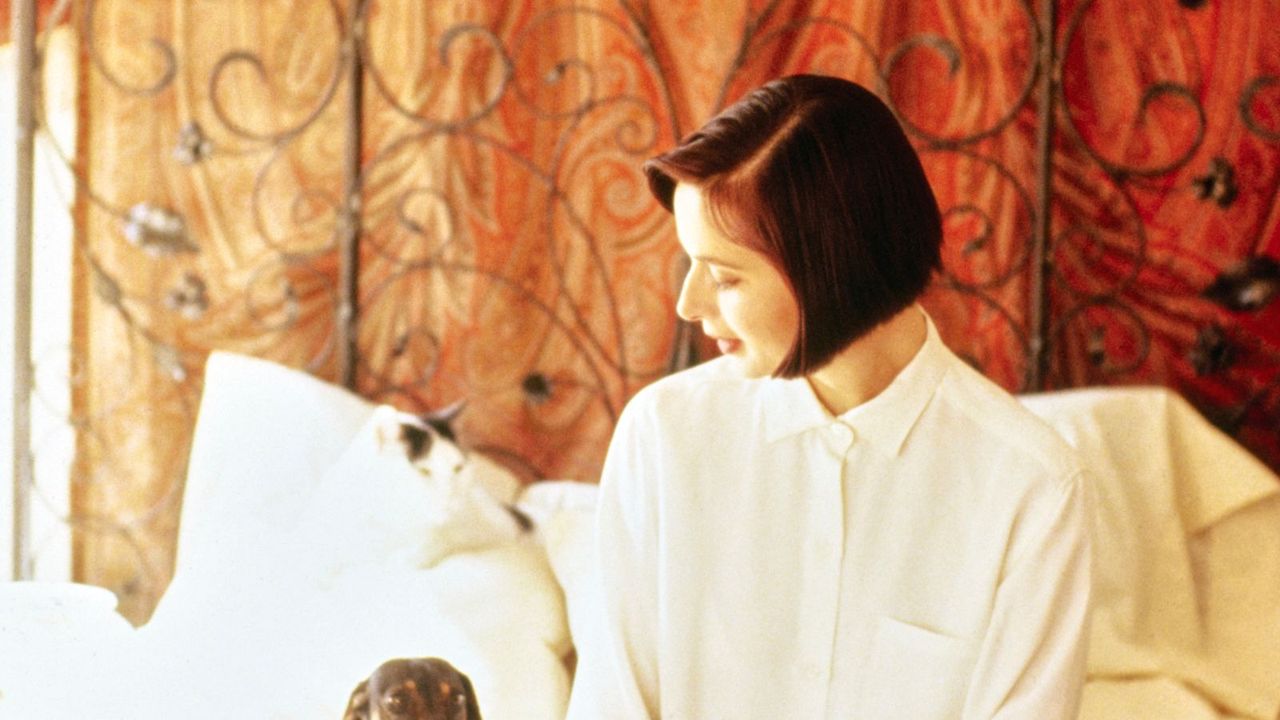 isabella rossellini on her bed