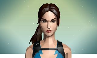 The polygonal Lara of Lara Croft Go